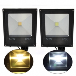 50w Pir Rörelsesensor Led Flood Light Ip65 Varm/kall Vit Belysning