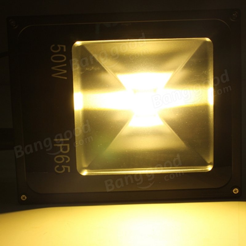 50w Pir Rörelsesensor Led Flood Light Ip65 Varm/kall Vit Belysning