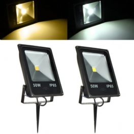 50w Vattentät Ip65 Vit/varmvit Led Flood Light Utomhus Trädgård Säkerhetslampa