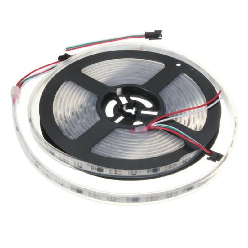 5m 57.5w Dc 12v Vattentät Ip67 Ws2811 300 Smd 5050 Led Rgb Utbytbar Flexibel Strip Light