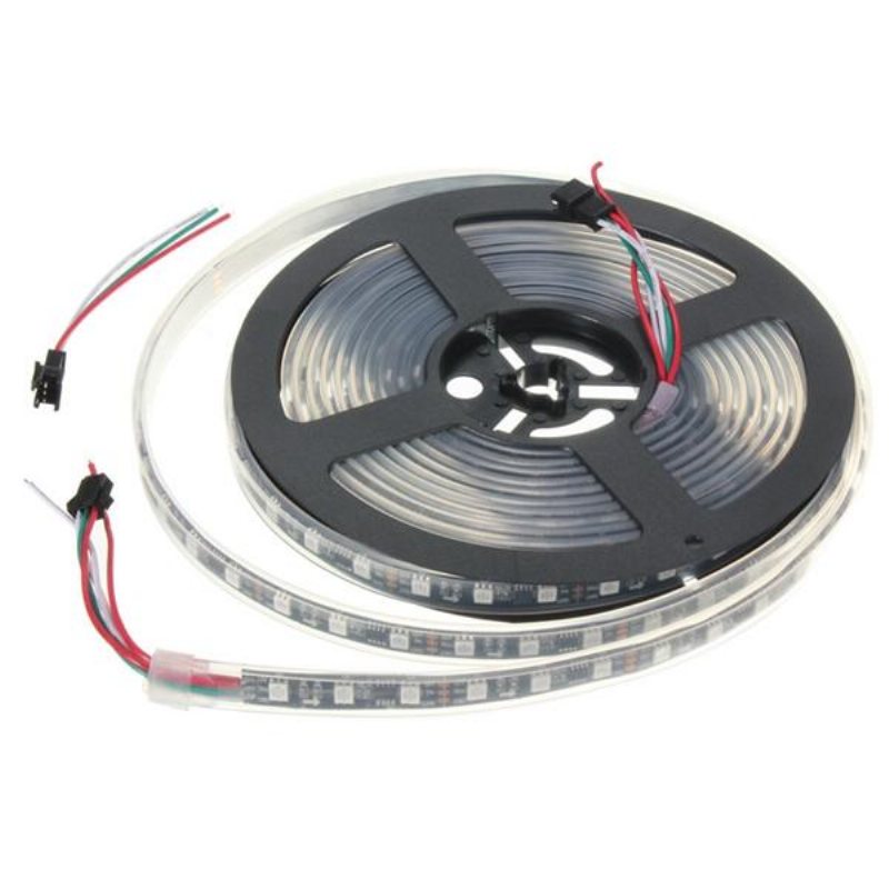 5m 57.5w Dc 12v Vattentät Ip67 Ws2811 300 Smd 5050 Led Rgb Utbytbar Flexibel Strip Light