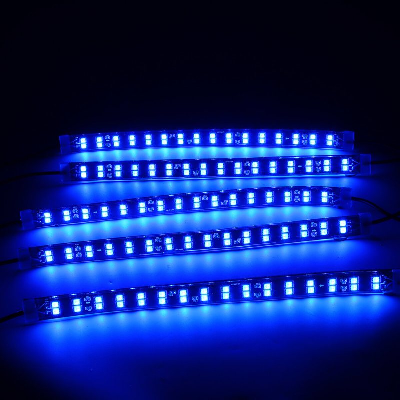 6/8 St 5050 Led Car Strip Underglow Dc12v 40w Rgb Led Neon Car Under Glow Atmosphere Light App Bluetooth Control