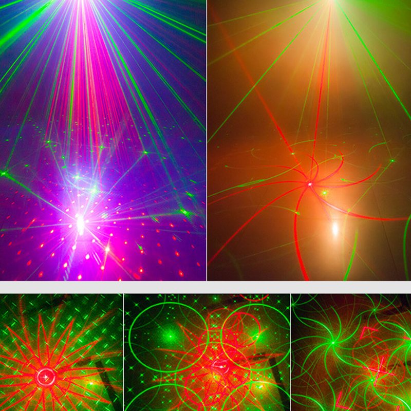 60 Mönster Led Scen Projektor Ljus Bröllop Holiday Club Födelsedagsfest Lampa