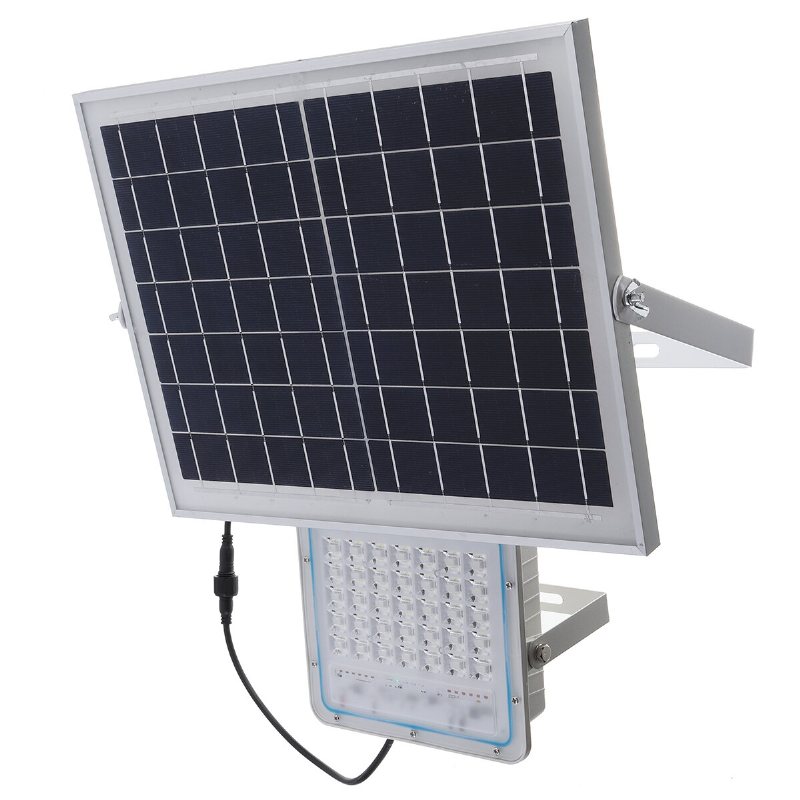 60w 70led 2000lm Solar Powered Flood Light Fjärrkontroll Ljussensor Timing Utomhus Vattentät Ip65