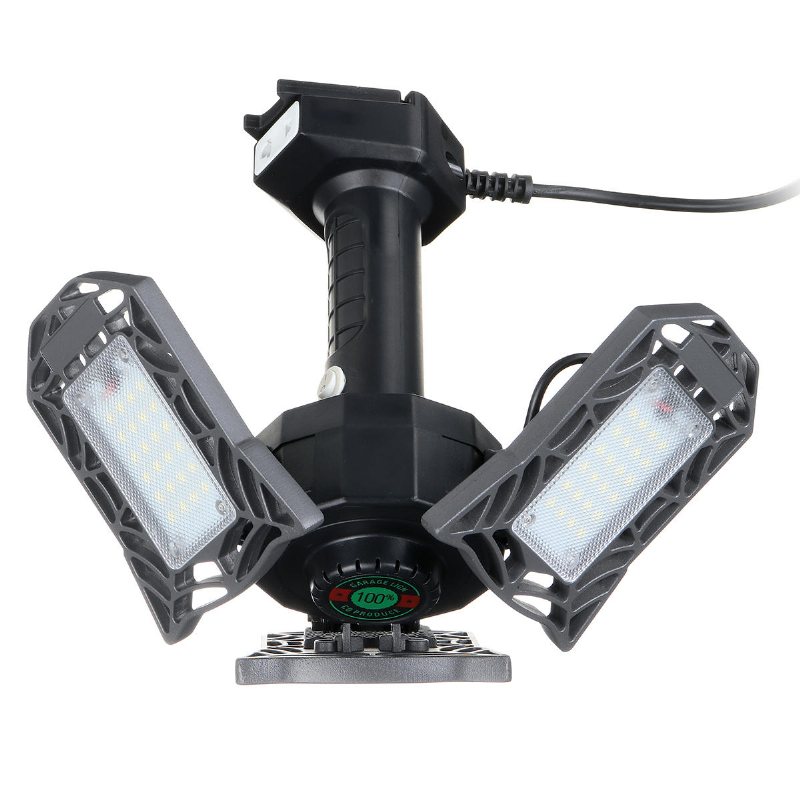 60w 80w Led Garage Shop Work Flood Light Hem Takarmatur Deformerbar Lampa Ac85-265v