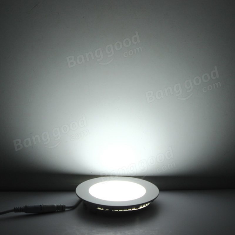 6w Round Ceiling Ultra Thin Panel Led Lamp Down Light 85-265v