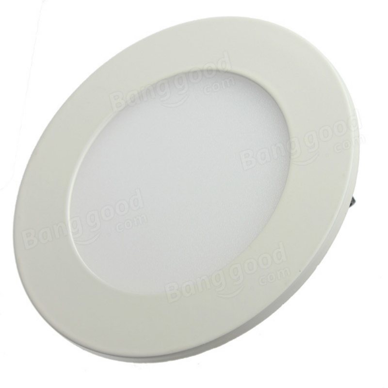 6w Round Ceiling Ultra Thin Panel Led Lamp Down Light 85-265v