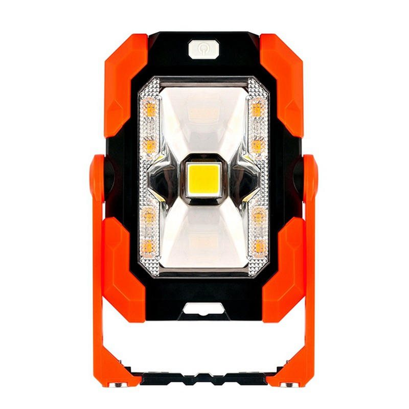 6w Solenergi Led Camping Lykta Bärbar Arbetsljus Vattentät Magnet Nödlampa Power Bank