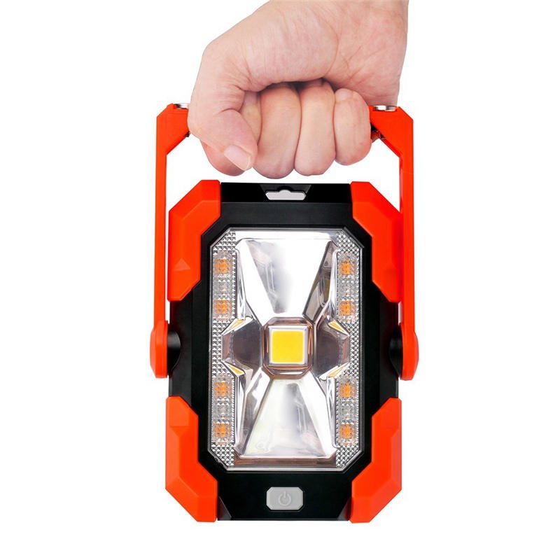 6w Solenergi Led Camping Lykta Bärbar Arbetsljus Vattentät Magnet Nödlampa Power Bank