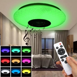 72w Rgb Musikfärgad Led-takljus Dimbar Lampa Bluetooth + App-kontroll Ac180v~265v