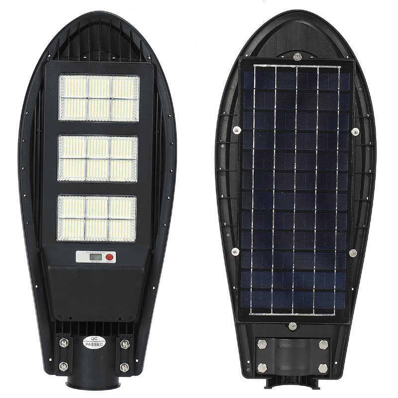 756/1138/1512led Solar Street Light Rörelsesensor Utomhus Trädgårdsområde Road Spotlight Ip65