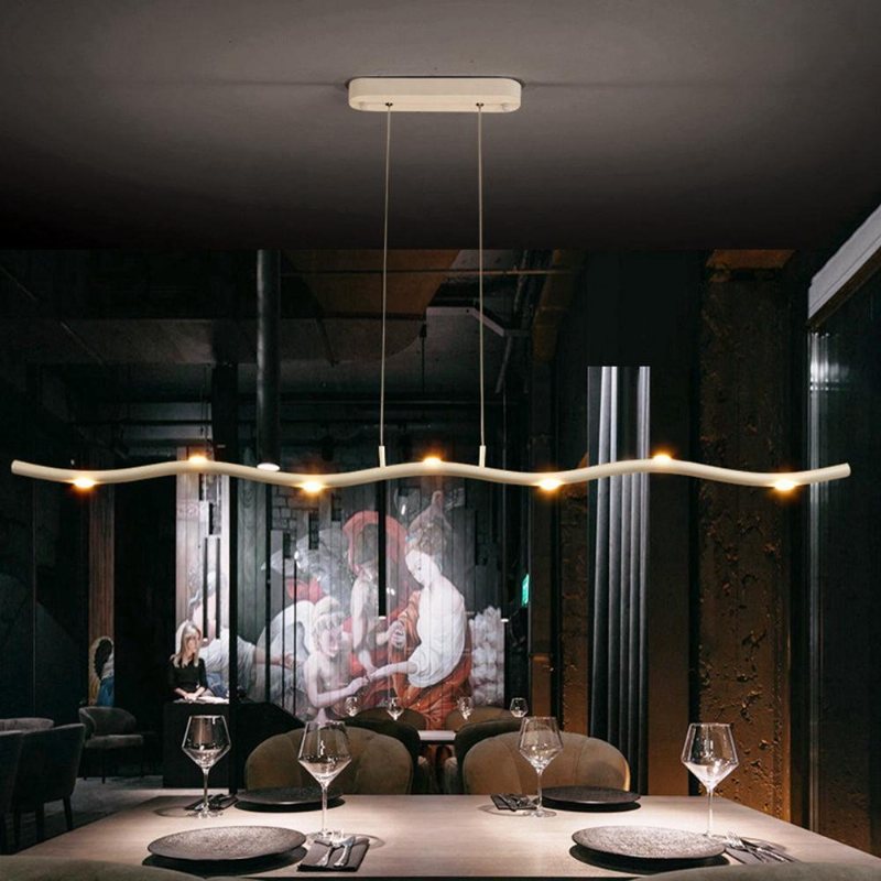 85cm 125cm Modern Led-ljuskrona Pendellampa Restaurang Sovrum Vardagsrumslampa Hänglampa Ac85-265v