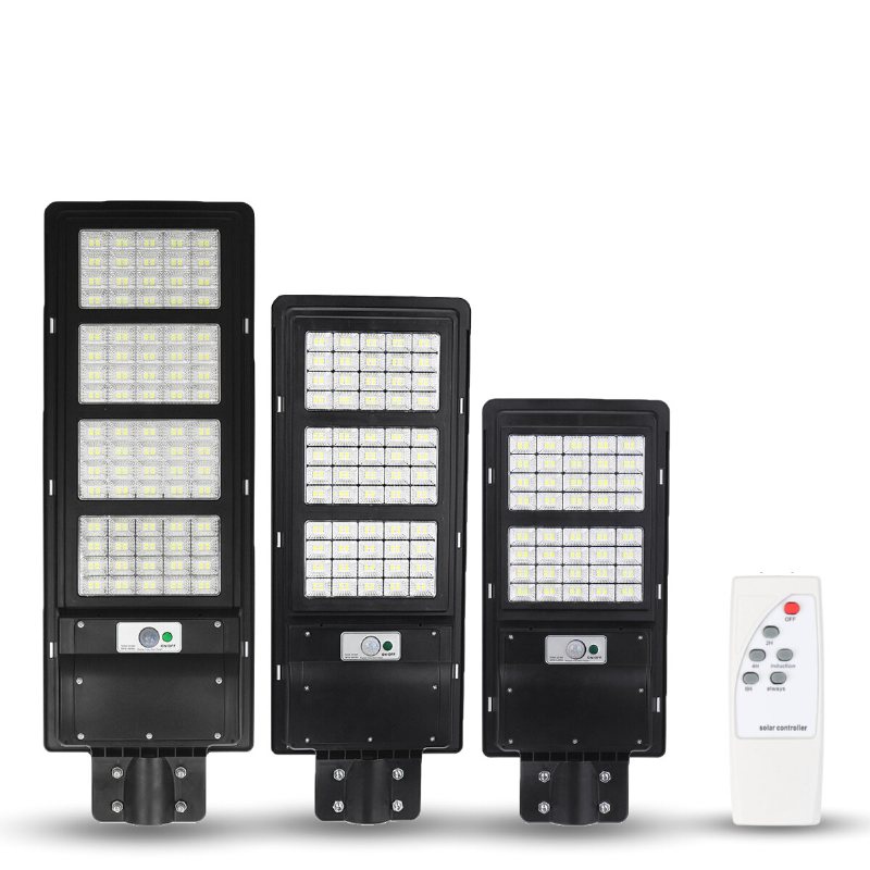 90/120/150w 160/240/320led Solar Street Light Pir Rörelsesensor Vägglampa Med Fjärrkontroll