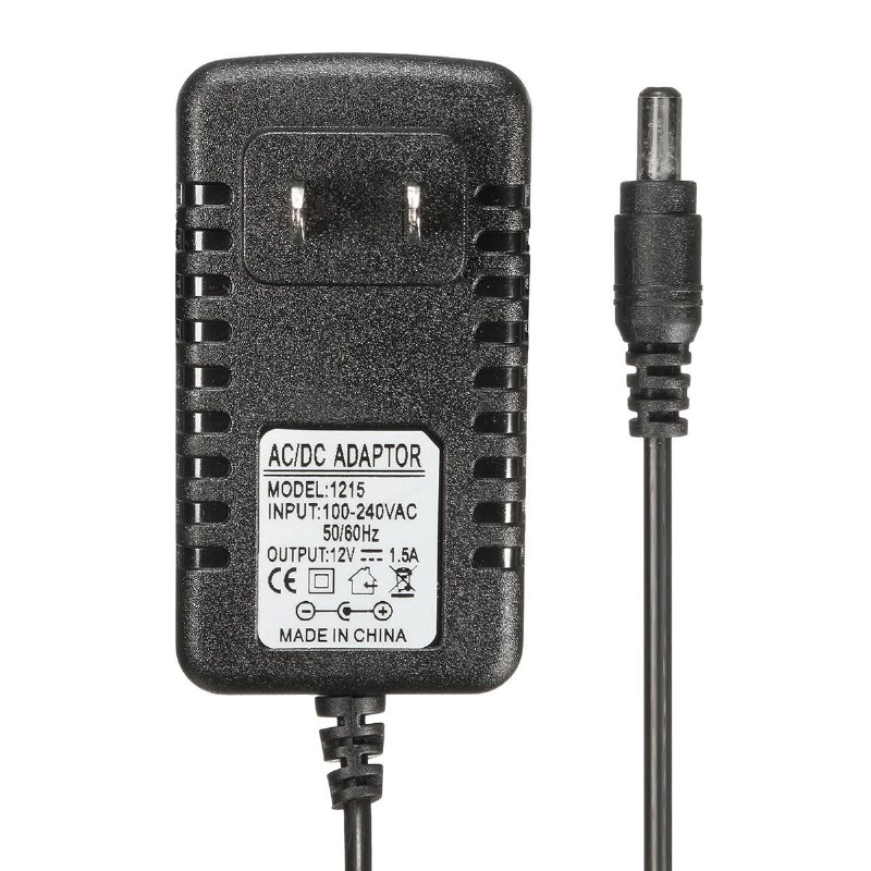 Ac 100-240v To Dc 12v Adapter Strömförsörjning Transformator Us-kontakt För Led Strip Light