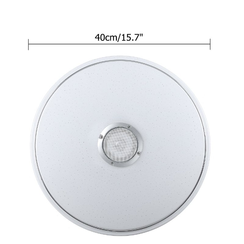 Ac110-240v/185-240v 32w Smart Bluetooth Musik Led-takljus Rgbwwcw Modernt Runt Sovrum Inomhuslampa