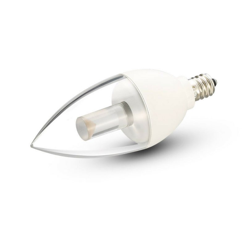 Al-b04 E12 4.5w Dimbar Led-ljuslampa Varmvit/ren Vit