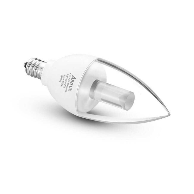 Al-b04 E12 4.5w Dimbar Led-ljuslampa Varmvit/ren Vit