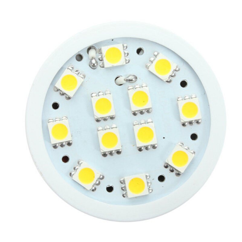 B22 10w Smd 5050 Vit/varmvit 60 Led Majslampa Ac 110v