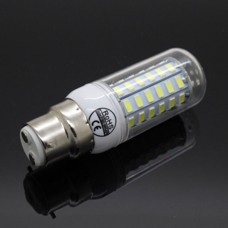 B22 5w 6w 7w 8w 10w 12w Ultra Bright Smd5730 Led Majslampa Ljuskrona Ljus Ac110v