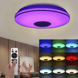 Bluetooth Wifi Led-takljus Rgb Musikhögtalare Dimbar Lampa App Fjärrkontroll