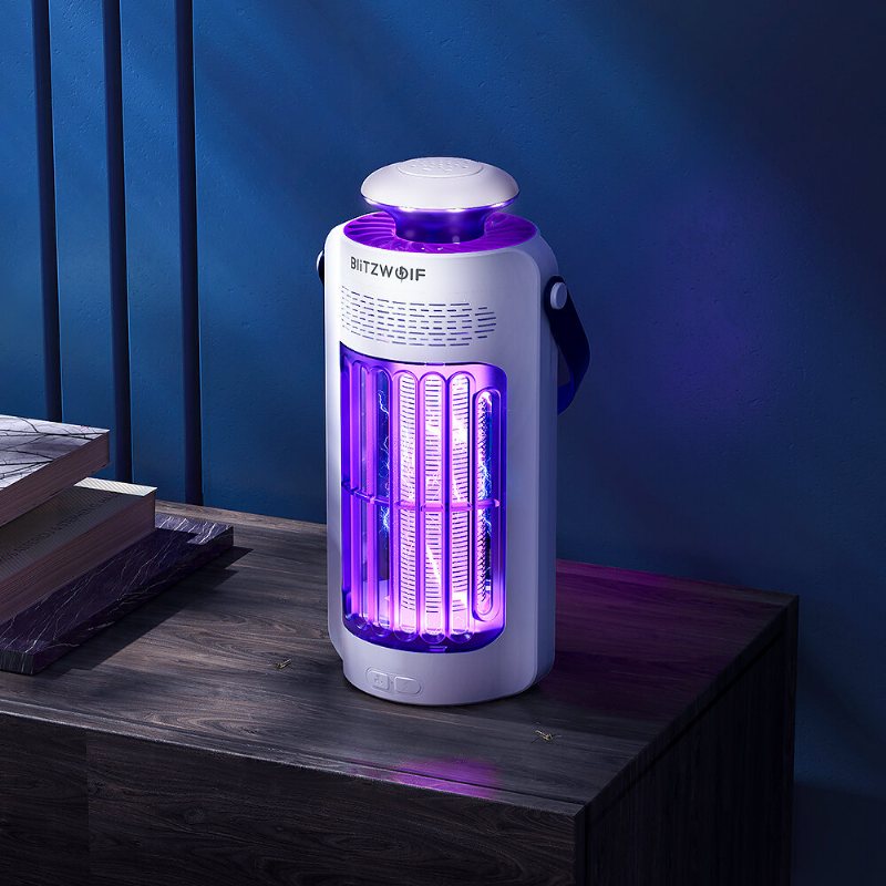 Bw-mk-011 Uv Mosquito Killer Lamp 5w Type-c Usb Uppladdningsbar 2000mah Kapacitet Elchock Luftflödessug