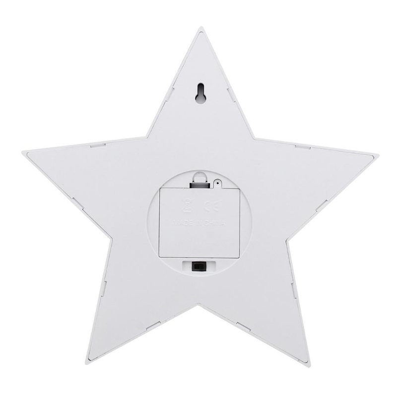 Creative Cute Star Mirror Lamp Led Tunnel Nattljus För Kid Gift Atmosphere Light Vit/varmvit