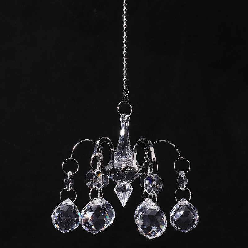 Crystal Lighting Ball Pendant Pärlor Ljuskrona Hängande Drop Prismor Suncatcher För Heminredning