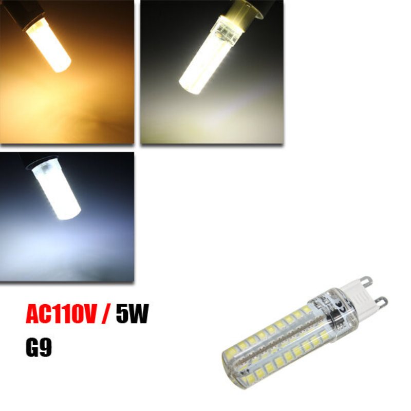 Dimbar G9 5w 72 Smd 2835 370lm Led Keramikhölje Majslampa Ac 110v