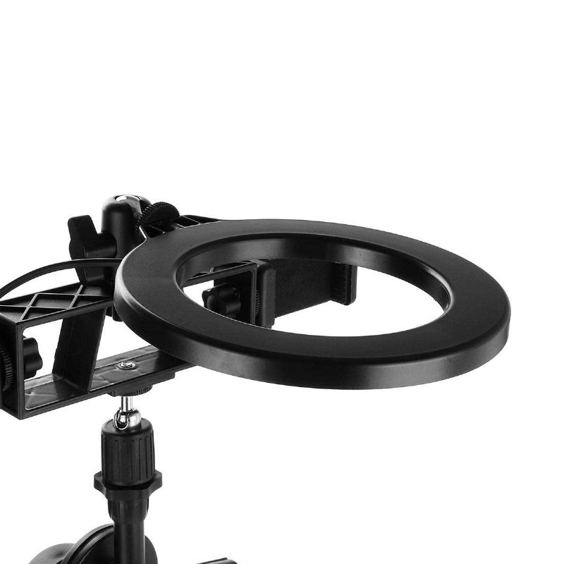 Dimbar Led Ring Light Kit+light Stand 6500k Kamera Foto Video Bordslampa