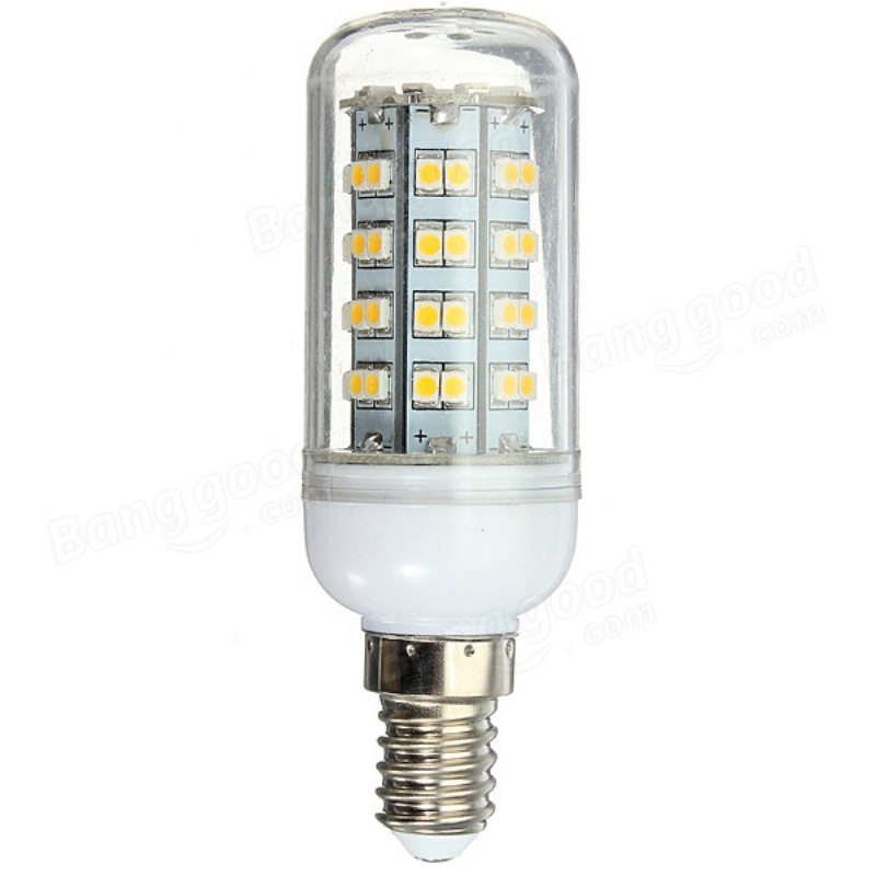 E14 5w 66 Smd 3528 Led High Power Spot Down Light Lamp Glödlampa 220v