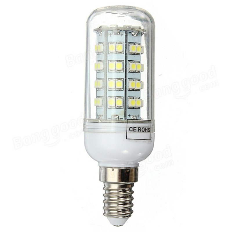 E14 5w 66 Smd 3528 Led High Power Spot Down Light Lamp Glödlampa 220v