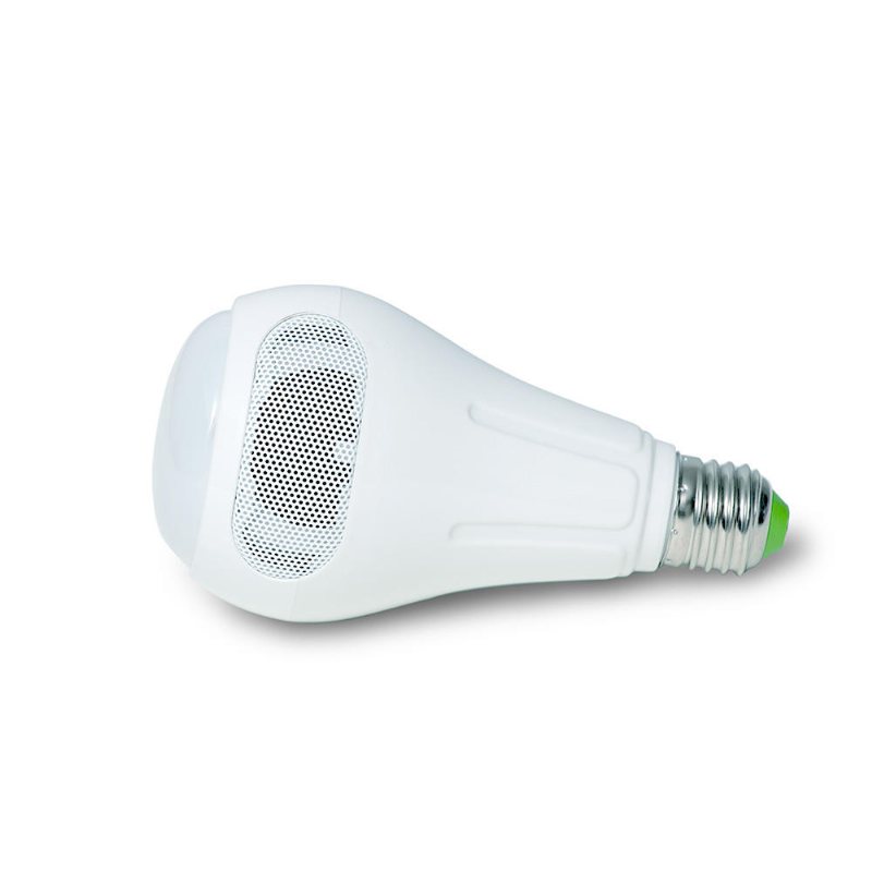 E27 12w Rgb+w+ww Smart Wifi App Styrning Led-lampa-högtalare Arbeta Med Alexa Ac110-240v