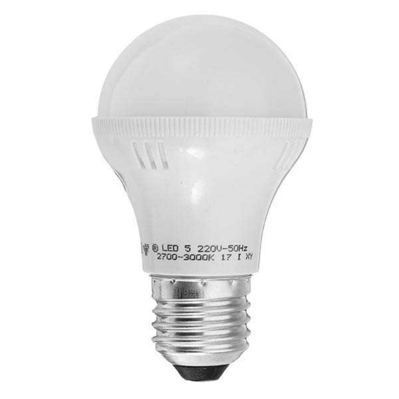 E27 3w 5w 7w 9w 12w Varmvit Renvit Led Global Glödlampa Ac220v