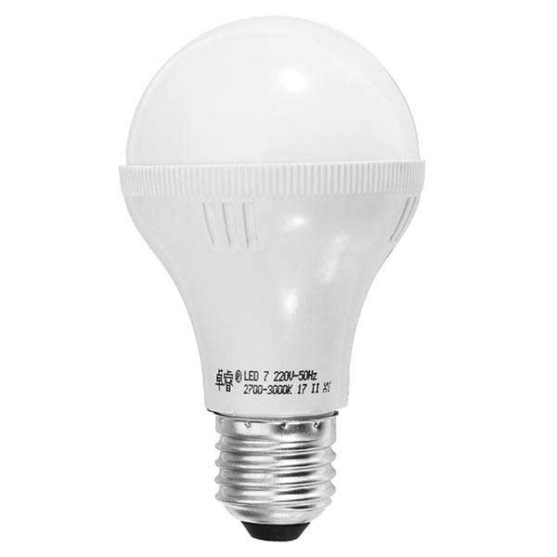 E27 3w 5w 7w 9w 12w Varmvit Renvit Led Global Glödlampa Ac220v