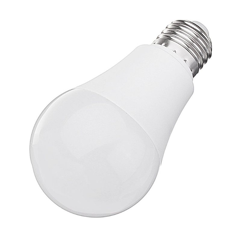 E27 A60 9w 620lm Varmvit Renvit Skymning Led Sensor Globe Glödlampa Ac100-240v