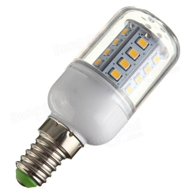 E27/e14/g9/gu10/b22 3.3w 30 Smd 2835 Led Majslampa Varm Vit/vit 110v