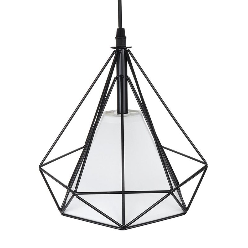 E27 Industriell Vintage Takljuskrona Light Cage Shade Pendellamphållare