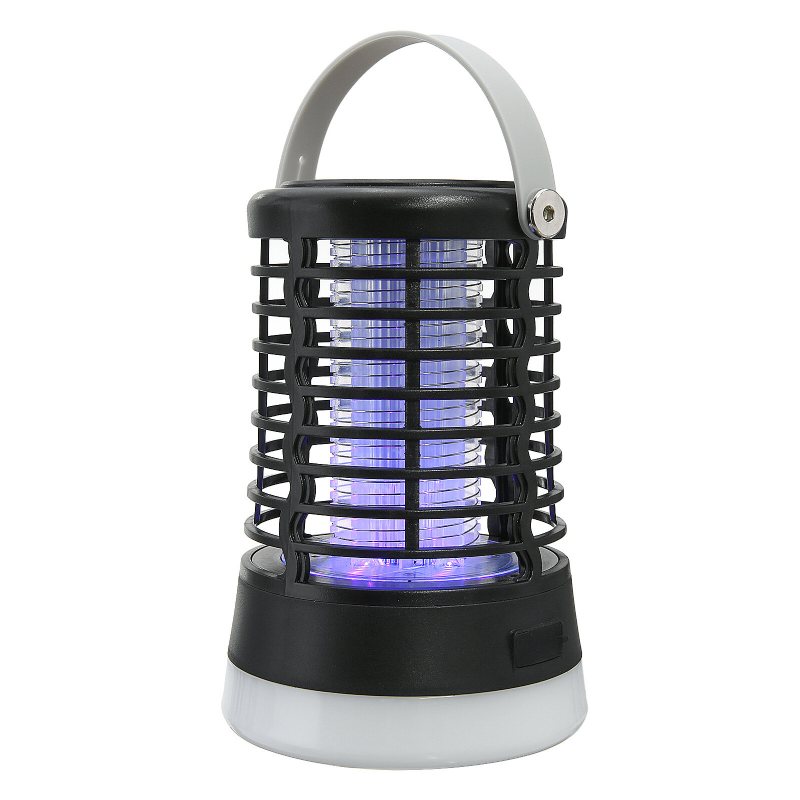 Elfeland 500-1000v Power Grid Led Elektrisk Mosquito Killer Light Med Uv-ljus Myggfälla Utomhus Ip65 Vattentät Usb Uppladdningsbar