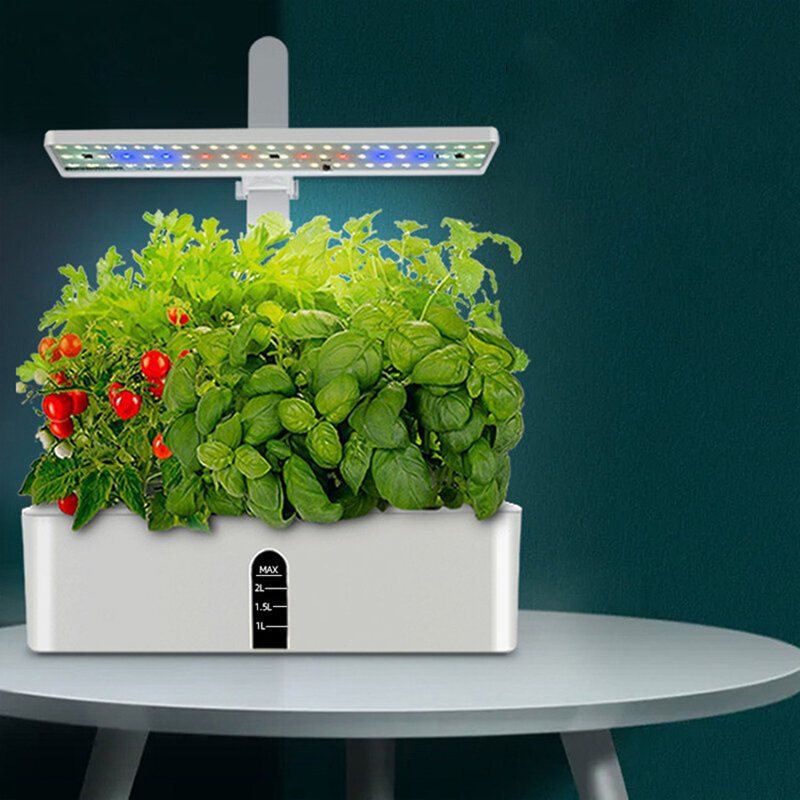 Fullspektrum Växande Lamppanel Inomhusväxt Växthus Hydroponic Plant Light Machine Grönsaksblomma Planter