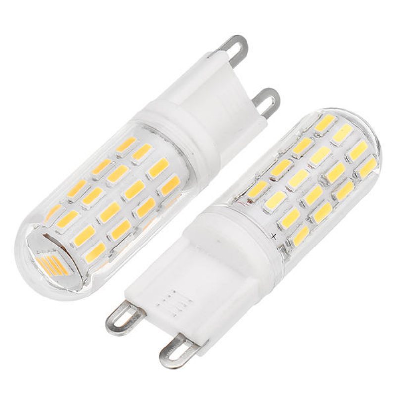 G9 2.5w Smd4014 52leds Varmvit Renvit Glödlampa Ac100-240v Inget Flimmer