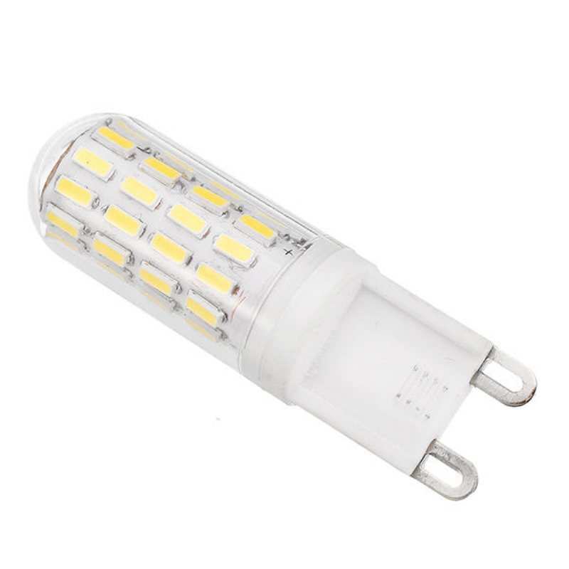 G9 2.5w Smd4014 52leds Varmvit Renvit Glödlampa Ac100-240v Inget Flimmer