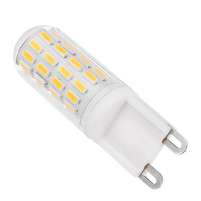 G9 2.5w Smd4014 52leds Varmvit Renvit Glödlampa Ac100-240v Inget Flimmer