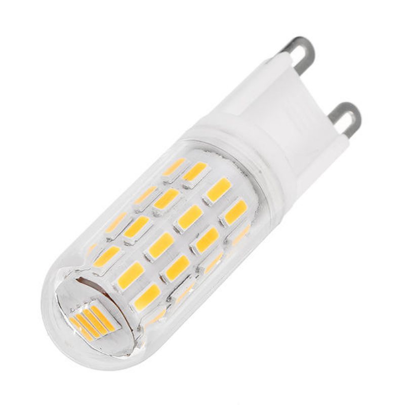 G9 2.5w Smd4014 52leds Varmvit Renvit Glödlampa Ac100-240v Inget Flimmer