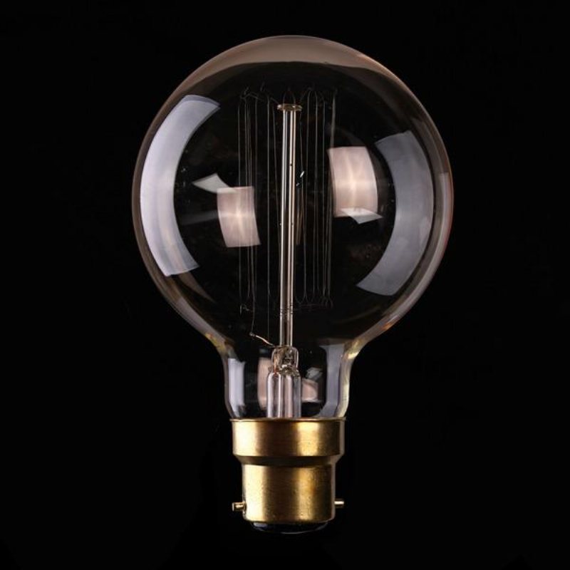 G95 B22 60w 110/220v 138mm X 95mm Glödlampor Retro Edison-lampa