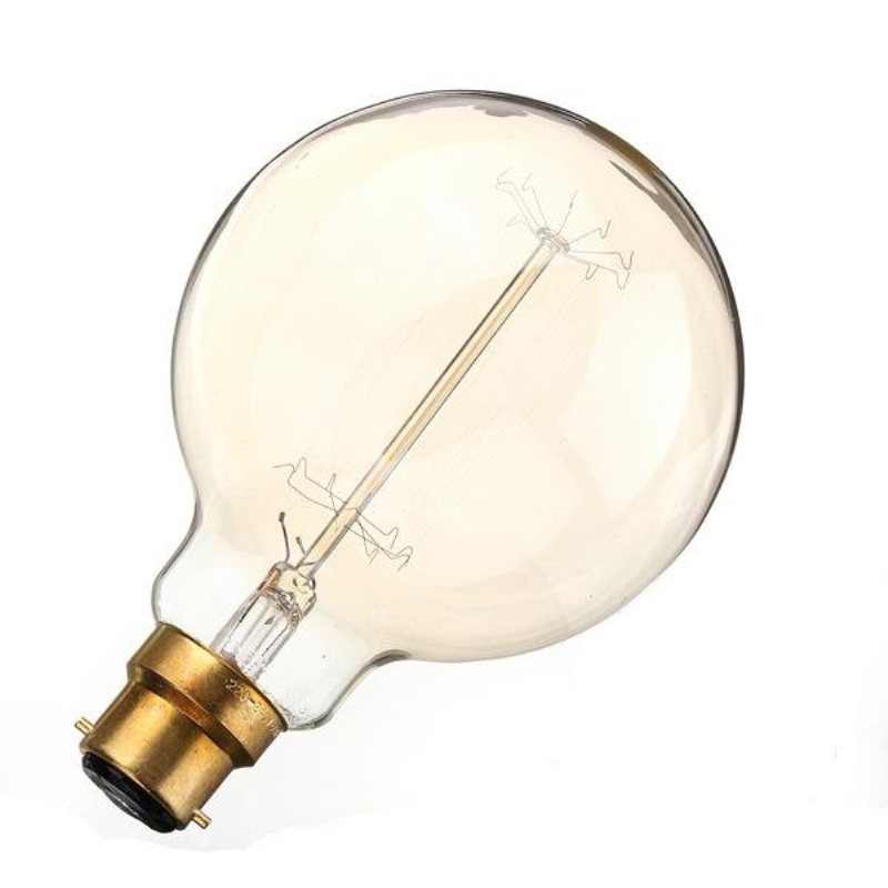 G95 B22 60w 110/220v 138mm X 95mm Glödlampor Retro Edison-lampa