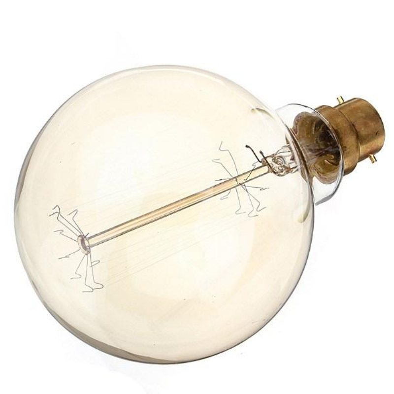 G95 B22 60w 110/220v 138mm X 95mm Glödlampor Retro Edison-lampa