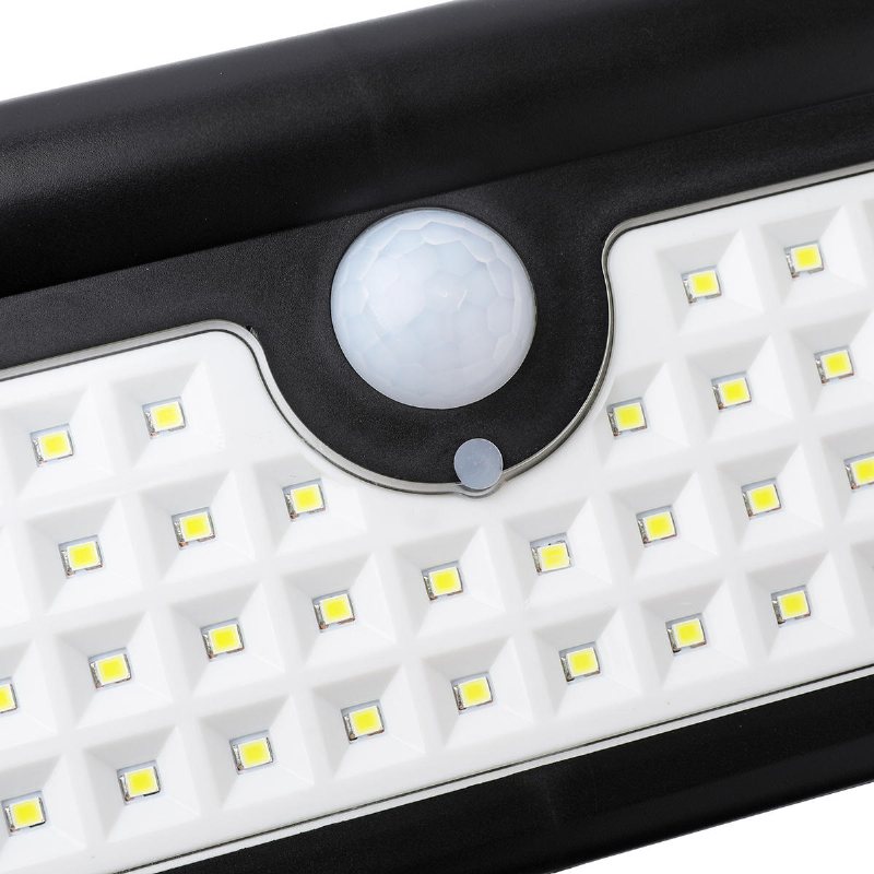 Glime 3w 58x Led-ljuskontroll & Mänsklig Induktionsfunktion Folding Solar Wall Work Light