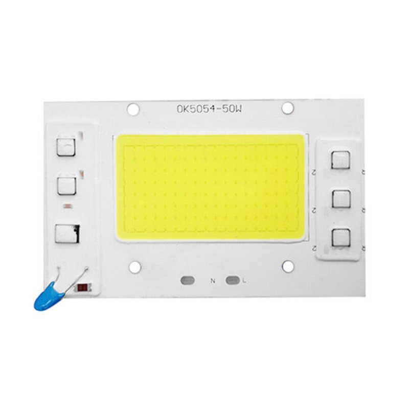 High Power Ac220v 50w Vit/varmvit Cob Led Light Chip Diy För Spotlight Floodlight