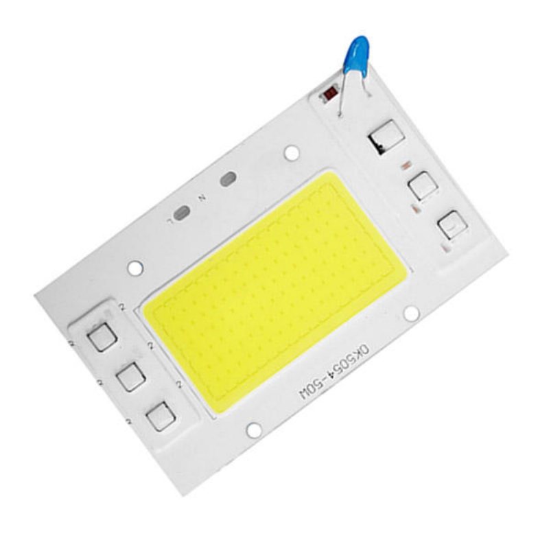 High Power Ac220v 50w Vit/varmvit Cob Led Light Chip Diy För Spotlight Floodlight