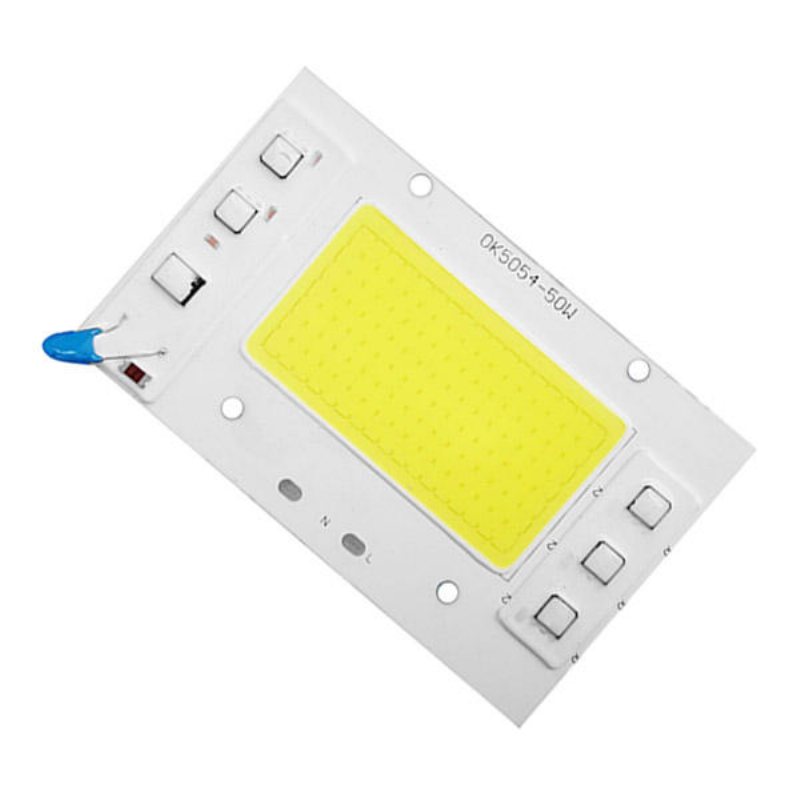 High Power Ac220v 50w Vit/varmvit Cob Led Light Chip Diy För Spotlight Floodlight